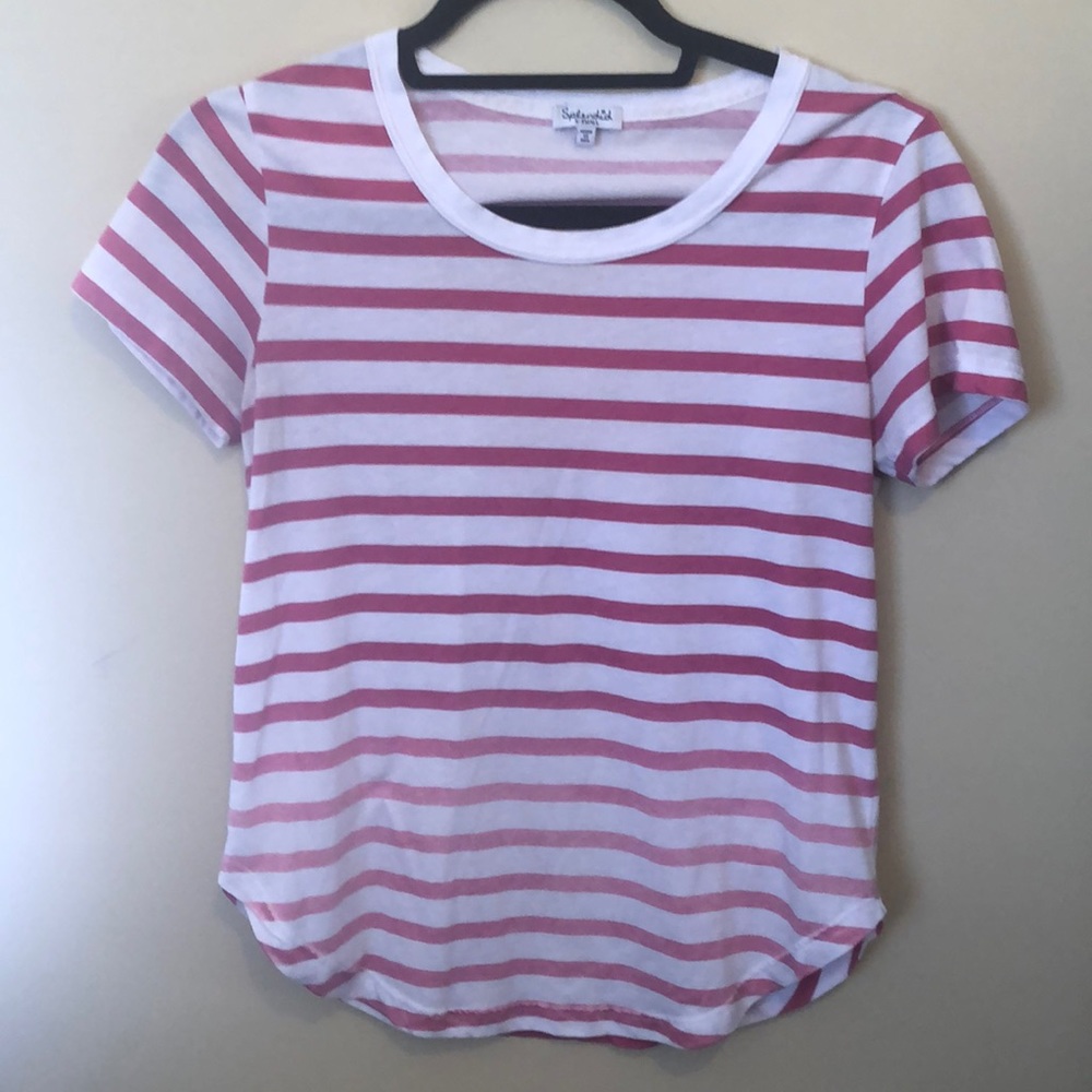 Splendid Ombré striped tee